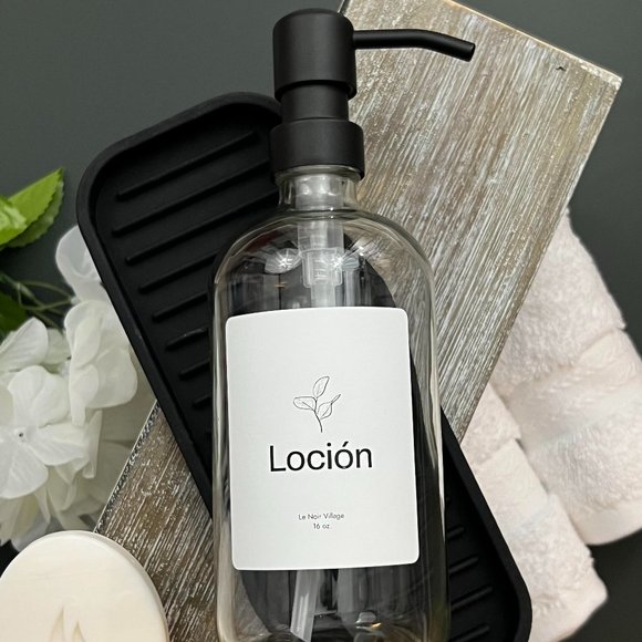 BROWN GLASS SOAP BOTTLES - Picture 4 of 14